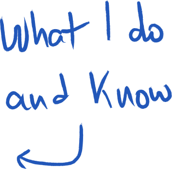 What I do and Know